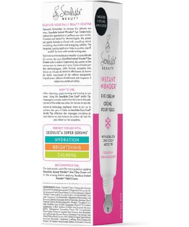 Seoulista Instant Wonder Eye Cream 15ml - Transform Tired Eyes Reduce Dark Circles Fine Lines & Puffiness with Cryo-Cooling Technology - Buy Online on GoSupps.com