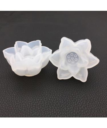 jojofuny Silicone Mold Candle Silicone Mold Resin Molds Resin Craft Lotus Diy Mold Accessories Charm - Buy Online on GoSupps.com
