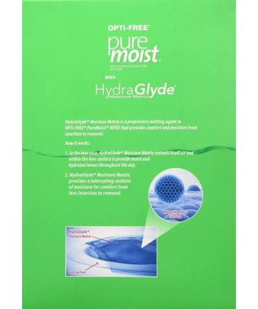 Opti-Free Pure Moist Disinfecting Contact Lens Cleaning Solution - 2x14 Oz | Best International Shipping - Buy Online on GoSupps.com