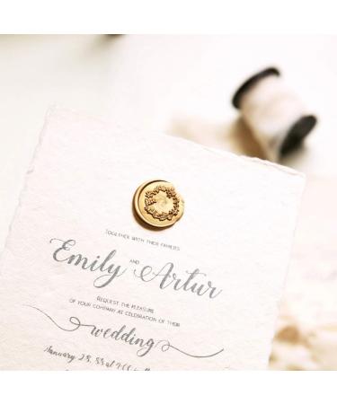 UNIQOOO Metallic Antique Gold Glue Gun Sealing Wax Sticks - Pack of 8 | Ideal for Wedding Invitations, Cards, and Gifts - Buy Online on GoSupps.com