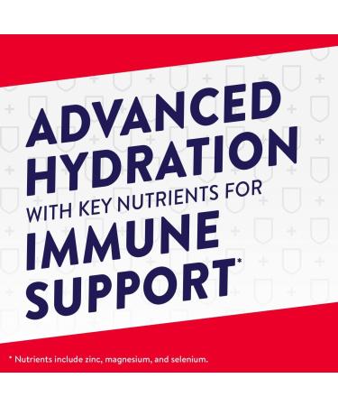 Pedialyte Immune Support Cherry Punch Hydration Drink with Zinc, Selenium & Magnesium - 1 Liter (Pack of 4) - Buy Online on GoSupps.com
