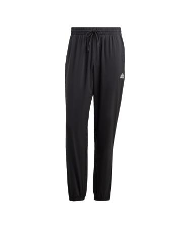 adidas Men's Jogging Pants Aeroready Essentials Stanford Elastic Cuff Small Logo Joggers L Black