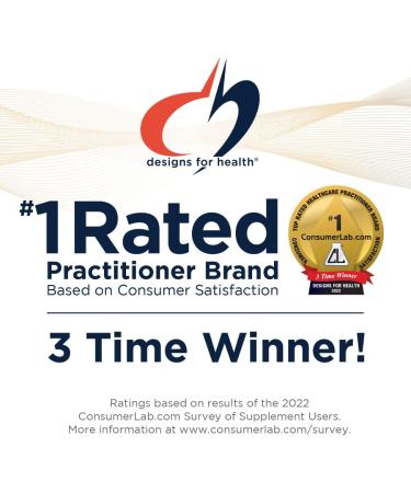 Designs for Health Magnesium Glycinate Complex (60 Capsules) & Twice Daily Multi (60 Capsules) Bundle - Premium Multivitamin with Folate & High Absorption Magnesium Supplement - Buy Online on GoSupps.com