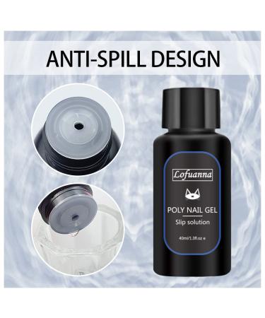 Lofuanna Poly Gel Slip Solution 160ml | Professional Nail Extension Gel Liquid | Builder Gel Set (XBS SET 3) | International Shipping - Buy Online on GoSupps.com