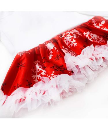 Winmany Baby Girls Christmas Romper Tutu Dress Set 6-12 Months with Headband, Leg Warmer, and Shoes - Christmas Tree - Buy Online on GoSupps.com