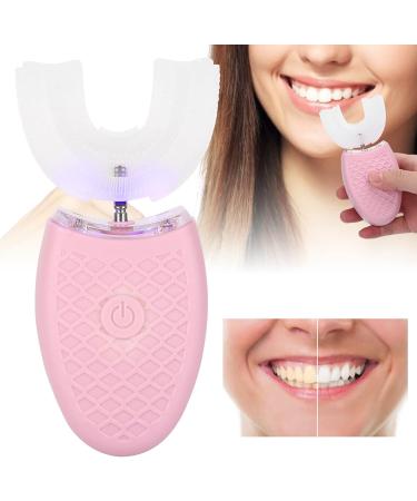 U Shape Electric Sonic Toothbrush 4 Gears Adjust Cold Light Teeth Whitening Device Automatic Adult Toothbrush Oral Care Tool - Buy Online on GoSupps.com