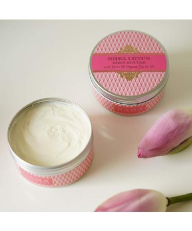 Kama Ayurveda Shea Lotus Body Butter (200g) - Luxurious Hydrating Cream for Soft Skin | Buy Online Worldwide - Buy Online on GoSupps.com
