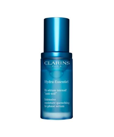 Clarins Hydra-Essentiel Intensive Bi-Phase Serum | Intensely Hydrates  Refreshes  Smoothes and Refines Skin Texture | Revives Radiance | Visibly Reduces Redness | Contains Hyaluronic Acid | 1 Fl Oz