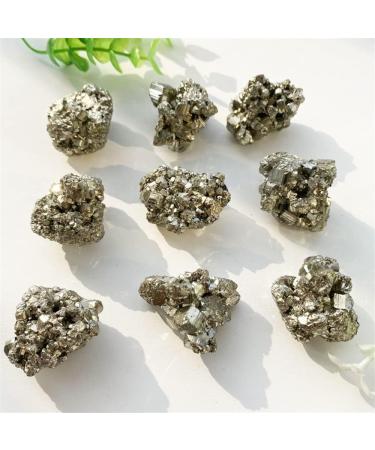 Natural Magic Natural Iron Pyrite Cluster Crystal Stone Rough Display Specimen Minerals Reiki Crystal Stone 20-30g - Buy Online on GoSupps.com