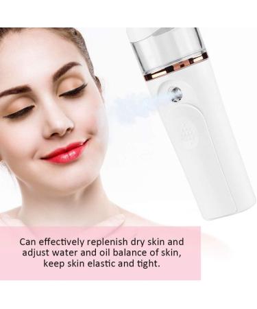 Solomi Hydrating Facial Mist Spray Handheld Nano Facial Sprayer (White) 40ml Battery Powered - Buy Online on GoSupps.com