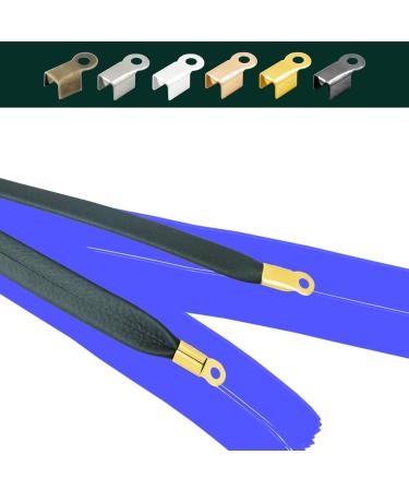 600Pcs 6 Color Fold Over Crimp Cord Ends - Jewelry Making Clasps for DIY Necklace & Bracelet - Auvoau 8x4mm - Buy Online on GoSupps.com