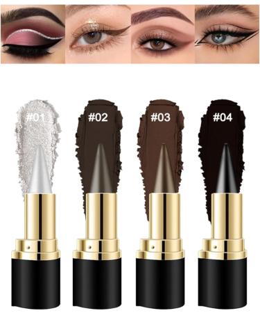 Eyeliner Waterproof Smudge Quick drying matt eyeliner Eyeliner Crayon Smokey Eye Liners Eyeliner Waterproof 04# - Buy Online on GoSupps.com