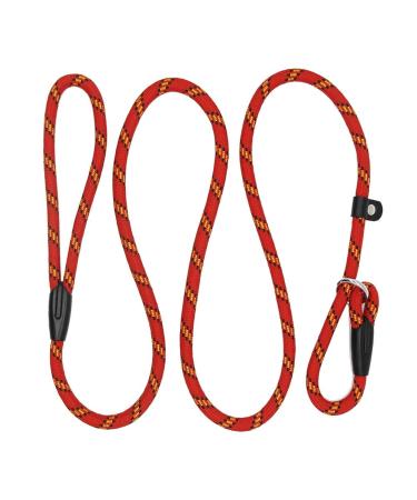 nuoshen Dog Slip Lead 125cm Extremely Durable Strong Dog Training Leash Rope Adjustable Pet Lead Leash for Dogs Red part of 1 - Buy Online on GoSupps.com