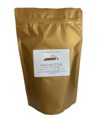 Shea Butter ivory 1 LB Natural 100% non-GMO handmade from Ghana fresh