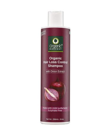 Organic Harvest Red Onion Shampoo for Hair Loss and Growth Control | Anti Hair Loss Shampoo for Men and Women 250ml
