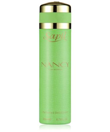 Sapil Nancy Green - Deodorant Spray for Women - Scented Deodorant for Long-Lasting Odor Protection - Floral Fruity and Musky Deodorant Spray - Keeps You Fresh and Odor Free All Day - 6.76 oz 6.7 Ounce (Pack of 1)