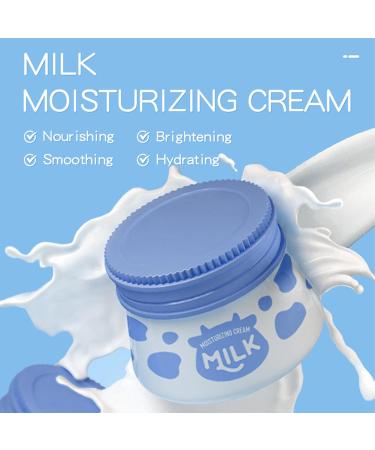 Milk Face Moisturizer For Women Natural Milk Face Cream Moisturiser Face Women Milk Extract Facial Moisturiser For Women Anti Wrinkle & Anti Aging Face Cream Smooth & Hydrated - Buy Online on GoSupps.com