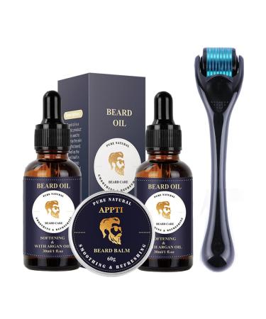 Bart Growth Kit for men W/Handmade Bart Growth Oil Bart Balm 0.5mm Derma Roller Bart Kit for Spot/Patchy Bart anniversary & birthday presents for men. - Buy Online on GoSupps.com
