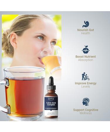 Fulvic Acid Complex Drops 1 Fl Oz Bottle | Hydration, Antioxidant, Gut Health | Immune Support | Nutrient Absorption | Trace Minerals | Cognitive Wellness | 2+ Month Supply - Buy Online on GoSupps.com