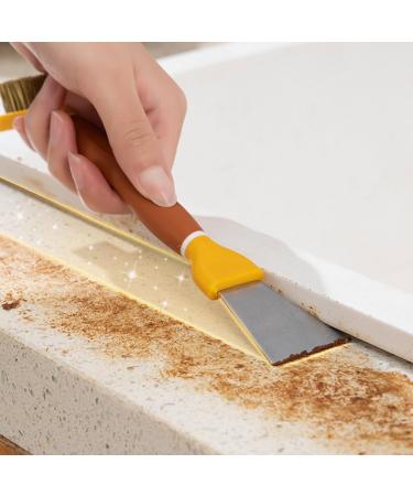 Healvian Stainless Steel Cleaning Brush Set - Double-Head Kitchen & Joint Cleaner for Dishes Frying Pans & Shower - Ideal Rust & Furnace Brush - International Shipping Available - Buy Online on GoSupps.com