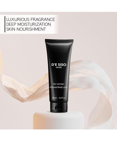 Classic D'E SISO White Fragrances Gift Set - Moisturizing Scented Body Lotion and Eau de Toilette Floral Perfume for Women with Vanilla Orange Amber and Musky Ingredients - Locion y Perfume de Mujer White Set - Buy Online on GoSupps.com