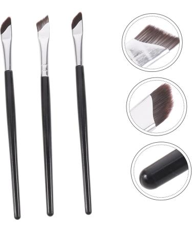 Healeved 3pcs Set Liner Brush Eyeliner Tool Applicator Eye Brush Angled Concealer Brush Eyeshadow Brush Brow Brush Angled Makeup Brush Eyeliner Applicator Tool Eyebrow Concealer - Buy Online on GoSupps.com