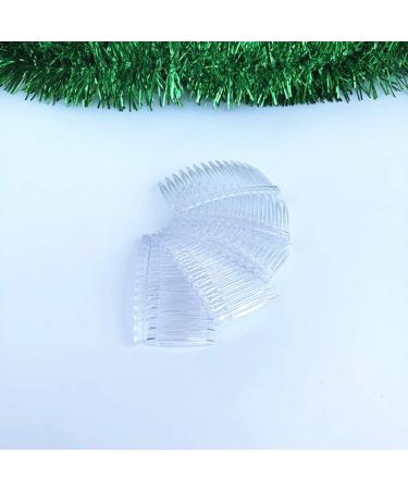 Lurrose 10pcs Transparent Plastic Hair Clip Combs for Women - Side Combs & Insert Combs - International Shipping Available - Buy Online on GoSupps.com