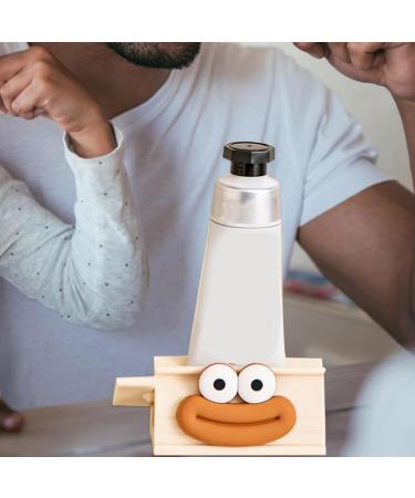 Toothpaste Squeezer - Cartoon Toothpaste Holder Squeezer - Bathroom Tube Squeezer Tool Manual Toothpaste Dispenser for Home Dorm Hotel White - Buy Online on GoSupps.com