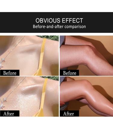 Shimmer Body Oil Highlighter - Waterproof Luminizer for Face & Body (01 Pearl White) - Buy Online on GoSupps.com