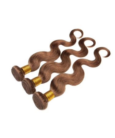 Sego Brazilian Human Hair Afro Bundles - 100% Unprocessed Body Wave Virgin Hair Extensions - 20 Light Brown Bundle - Buy Online on GoSupps.com