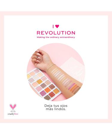 I Heart Revolution Unicorn Heart Glow Eyeshadow Palette (18 Shades) - Vibrant Colors for International Shipping - Buy Online on GoSupps.com