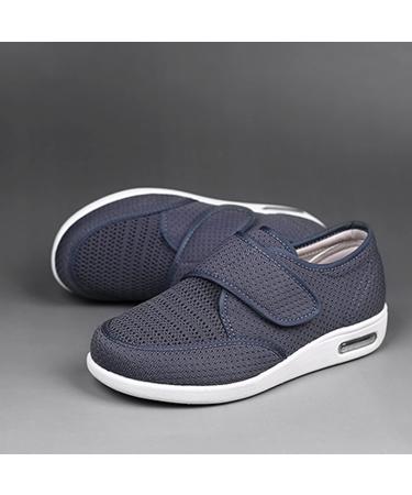 SDEQA Women's Diabetic Shoes Wide Width - Adjustable, Lightweight & Anti-Slip for Elderly, Swollen Feet, Arthritis Recovery - Size 8.5, Grey - Buy Online on GoSupps.com