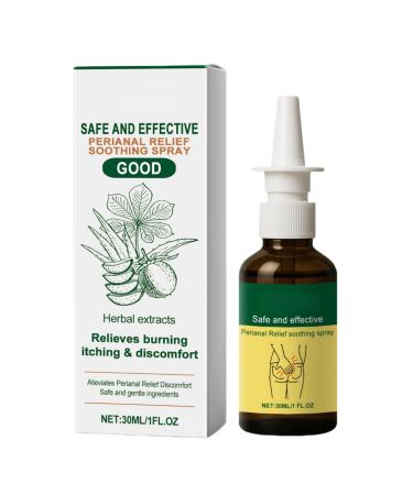 Hemorrhoid Fast Relief Set Herbal Hemorrhoids Spray & Anal Numbing Cream Soothing Anal Care for Pain Itching & Swelling Gentle Daily Support (1 PCS)