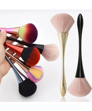 KAAGEE 2Pcs Nail Dust & Acrylic Brush Set - Makeup & Nail Art Tools - Gold+Black - Buy Online on GoSupps.com