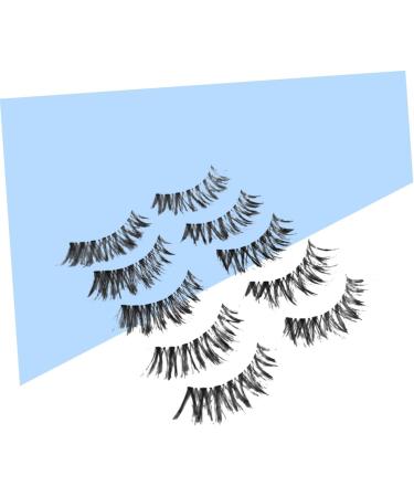 minkissy 5 Pairs Dense Eyelash Curly False Eyelashes Training Eyelash Natural False Lashes Natural False Eyelashes Natural Fake Lashes Cross Eyelashes Natural Eyelashes Fake Eyelash Extend - Buy Online on GoSupps.com