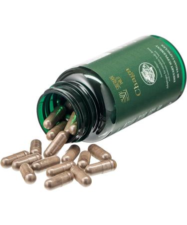 Siberian Wild Chaga Mushrooms Capsules 1500mg 90 Capsules Natural and Pure Immune Support Dietary Supplement Vegan Friendly Non-GMO Mushroom Supplement Rich in Antioxidants Minerals - Buy Online on GoSupps.com