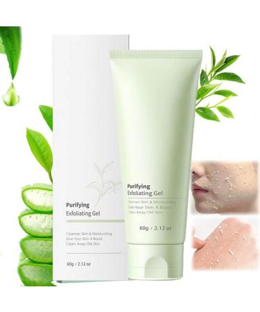 Greteam Purifying Exfoliating Gel Greteam Exfoliating Scrub Purifying Exfoliating Gel Moisturizing Cleanses Skin Give Deep Cleansing Face and Body Exfoliating Scrub Gel
