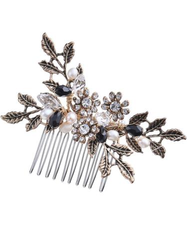 Ipetboom 1pc Bridesmaids Accessories Bride Comb Rhinestone Comb Wedding Hair Clips Bridal Hair Comb Gold Headpiece Comb for Bride Tiara Rhinestone Hair Comb S870 Wedding Accessories Fashion - Buy Online on GoSupps.com