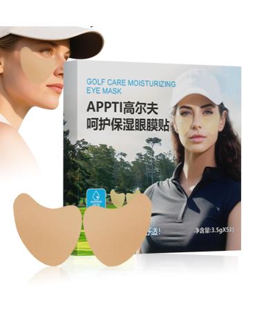 Flkiglm UV protection golf eye patch moisturizing skin care hydrogel golf eye mask for outdoor sports sun care for women mens skin in outdoor sports travel leisure women men