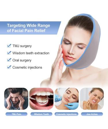 NEWGO Wisdom Tooth Cooling Compress - 4 Gray Cooling Pads for Tooth Surgery Relief - Buy Online on GoSupps.com
