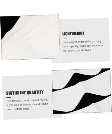 45 Sheets Eye Ice Eye Pad Diffuser Warm Compress for Eyes Portable Eye Patches Wrinkle Stains on the Face Eye Patches for Household Paper Film Care Fleece White - Buy Online on GoSupps.com