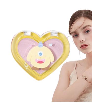 Powder Blush - Monochromatic Cream Blush Palette for Cheeks - Lightweight, Blendable Powder Blush, Long Lasting for Eyes, Lips and Cheeks, Radiant Glow