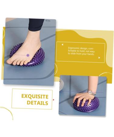 JECOMPRIS 2ST Durian Ball Tool - Neck & Trigger Point Massage Device for Muscle Relaxation | Outdoor & Yoga Equipment | PVC Violet - Buy Online on GoSupps.com