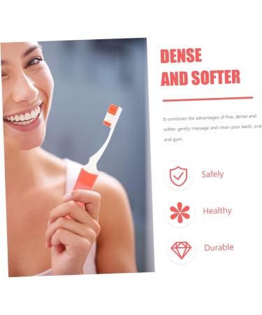 Shop Minkissy Fine Travel Toothbrush Set - Foldable & Soft for Kids & Outdoors | 8 Pieces for Household & Camping Cleaning - Buy Online on GoSupps.com