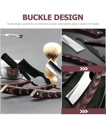 Lurrose Stainless Steel Facial Razor - Precision Barber Shaving Tool for Smooth Trimming & Grooming (Blades Not Included) - Buy Online on GoSupps.com