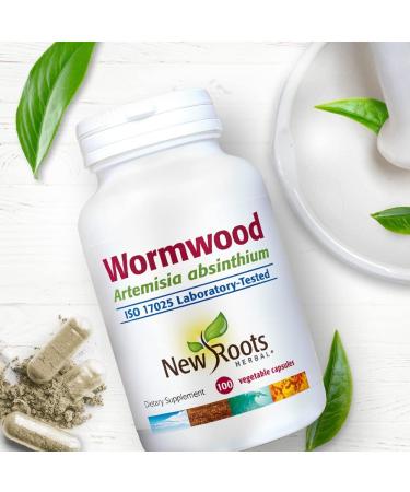 NEW ROOTS HERBAL Wormwood Capsules - 100% Natural Digestive Support Appetite Control & Intestinal Balance - Non-GMO & Gluten Free - Buy Online on GoSupps.com