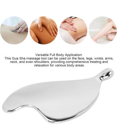 ZJchao Stainless Steel Gua Sha Board - Large for Swelling Reduction & Lymphatic Drainage | International Shipping - Buy Online on GoSupps.com