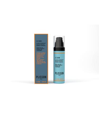PLISSON Plisson - Facial Moisturizing Fluid - All Skin Types - 98% Naturally Derived Ingredients Houseleek Extract Linseed Oil and Avocado Oil - Made in France - 50 ml