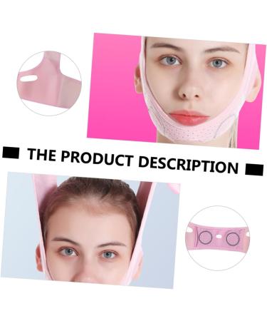 Ipetboom Double Chin Reducer Strap 1pc Thin Body Belt Lift Belt -lifting Artifact Belt Chin up Lifting Strap Breathable Band Chin Strap V Pink Neoprene Plus Nylon Mesh Lifting Belt - Buy Online on GoSupps.com