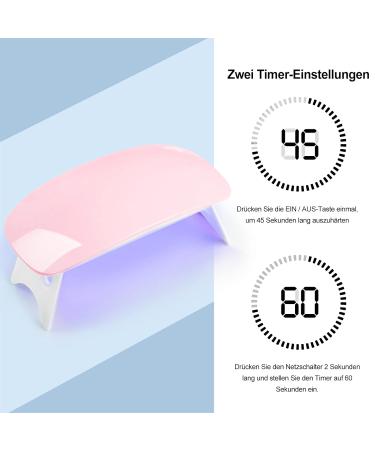 COSCELIA UV/LED Nail Lamp for Gel Nails - Perfect for Manicure & Pedicure at Home | International Shipping Available - Buy Online on GoSupps.com